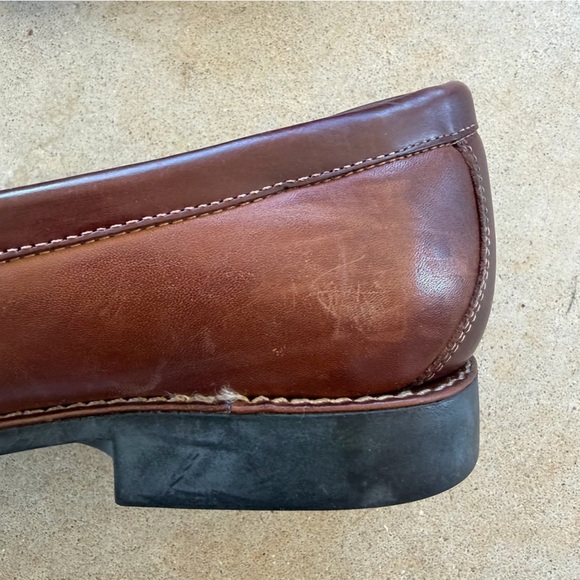 Johnston & Murphy Ainsworth Penny Brown Loafer Sheepskin Men’s Size 12